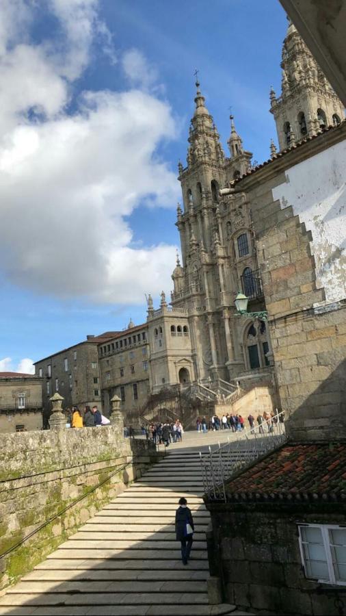 Apartamento Con Vistas A La Catedral 산티아고데콤포스텔라 외부 사진